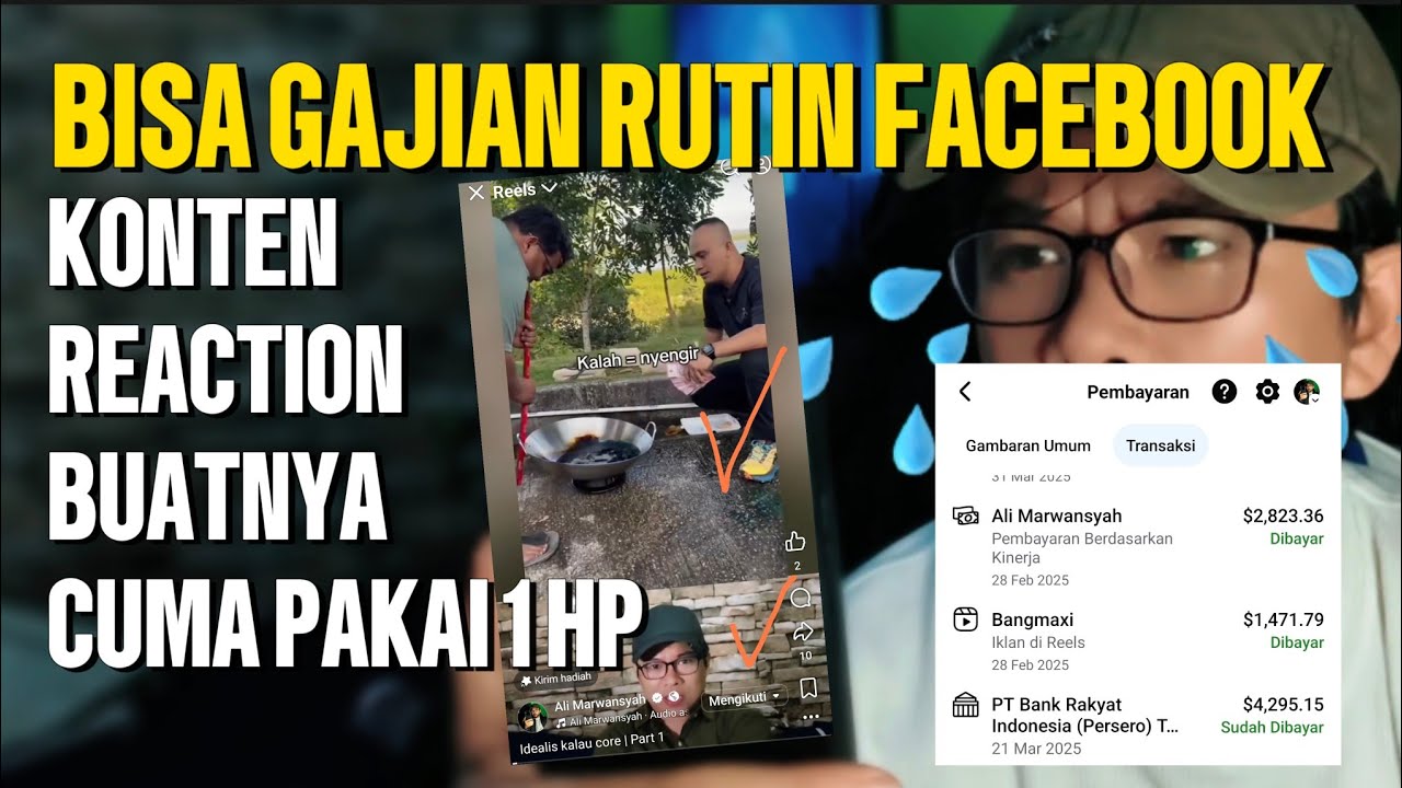 HOW TO MAKE REACTION VIDEOS USING ONLY 1 PHONE 🔥 YOU CAN MONETIZE PRO FACEBOOK CONTENT 🔥