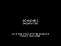 Johanna: Sweeney Todd (Piano Accompaniment)