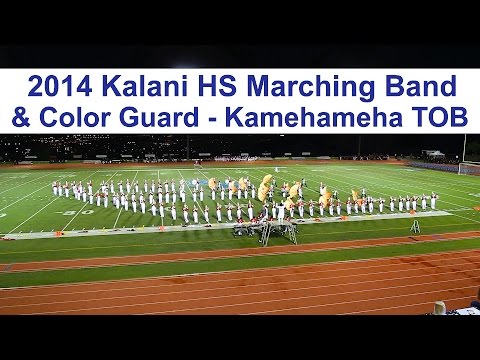 MUSIC OF THE BEATLES | 2014 Kalani HS "Falcons" Marching Band & Color Guard - Kamehameha TOB