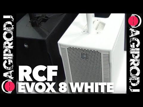 RCF EVOX8 White World Debut | NAMM18 - agiprodj.com