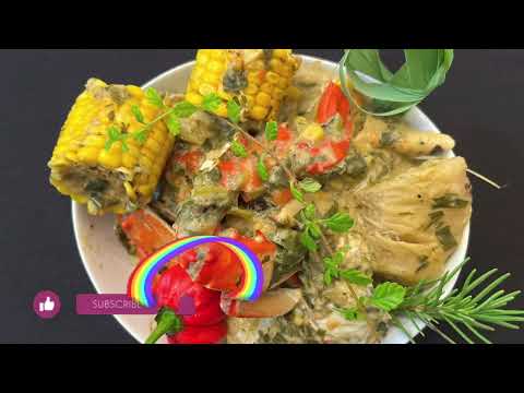 Guyanese Crab Soup / Crab Oildown Caribbean Style