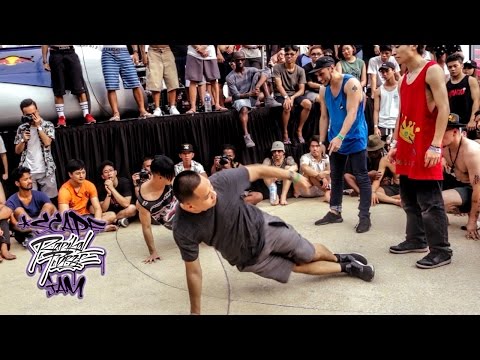 Lancer & EraNetik vs Krow & Prevail | Top4 BBoy Hancai Beach Battle | Radikal Forze Jam 2017