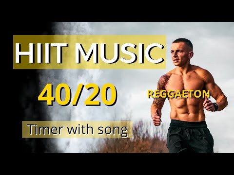 Hiit workout music 40 20 (reggaeton music 2023) - Tabata 40/20 training song