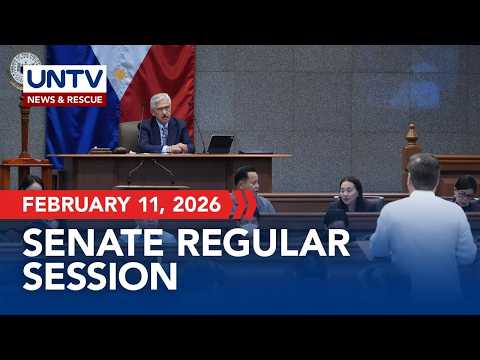 LIVE: Senate resumes regular session | February 11, 2026