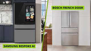 Bosch French Door Fridge vs Samsung Bespoke AI | Traditional Cooling vs AI Smart Kitchen