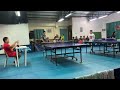 Table tennis Matchplay @ The Barracks : Kong Cabrido vs Ken Chin 1st set
