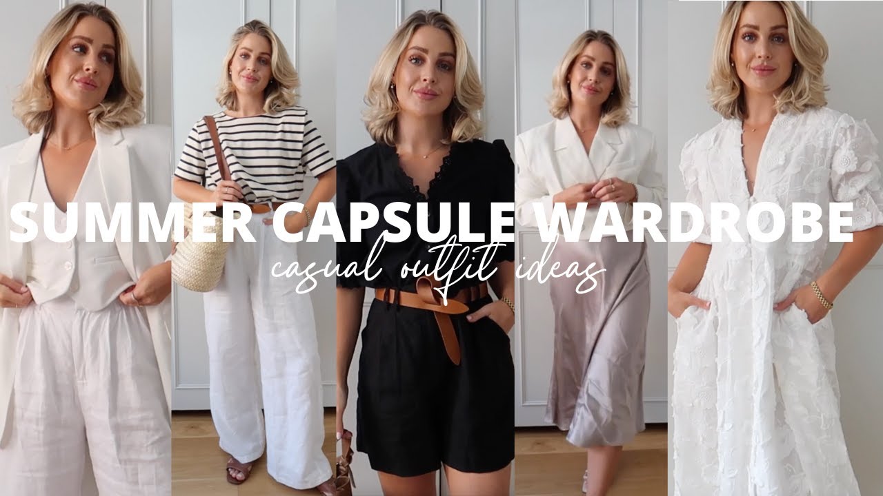 SUMMER STAPLES | CASUAL & CHIC SUMMER OUTFIT IDEAS