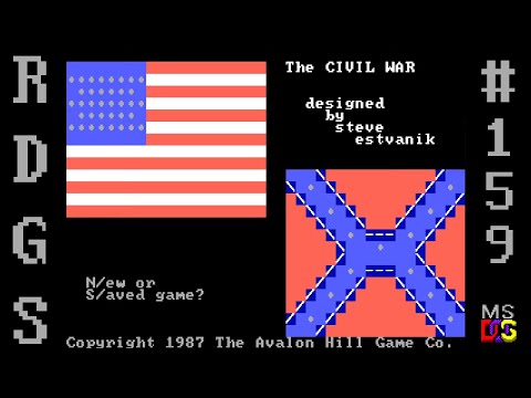 Random DOS Game Show #159: The Civil War (1987)