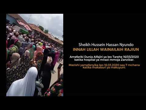 AKINA MAMA WA ZANZIBAR MSTARI WA MBELE KUMUOMBEA DUA SHEIKH NYUNDO