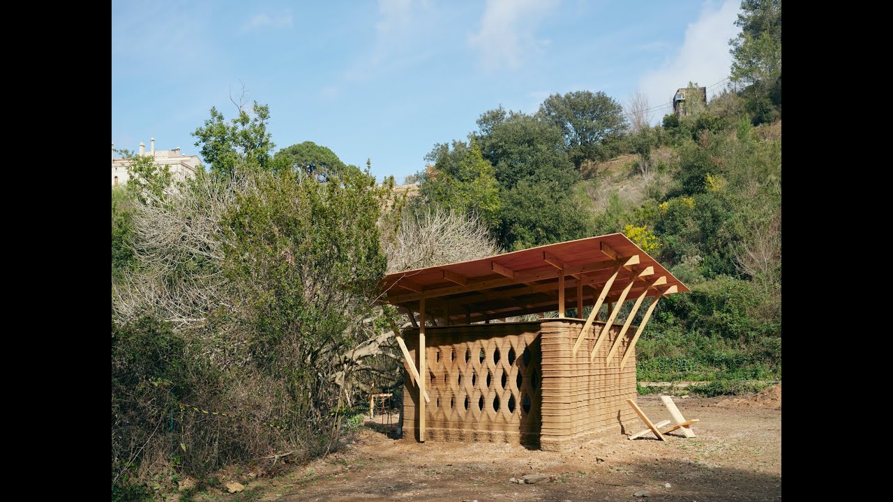 IAAC 3D House Prototype Construction Process