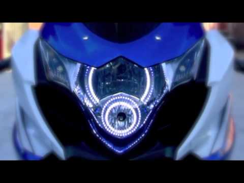 ORACLE Custom LED Lighting Halos on Suzuki GSXR1000 by Advanced Automotive Concepts