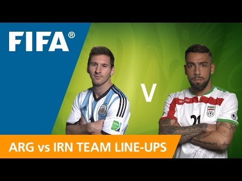 Argentina v. Iran - Teams Announcement