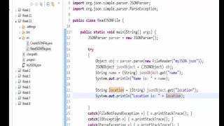 Java - read a JSON file