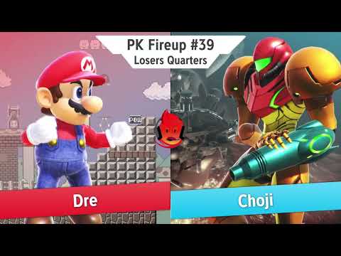 Dre (Cloud, Mario) vs Choji (Samus) - PK Fireup #39 Losers Quarter Final