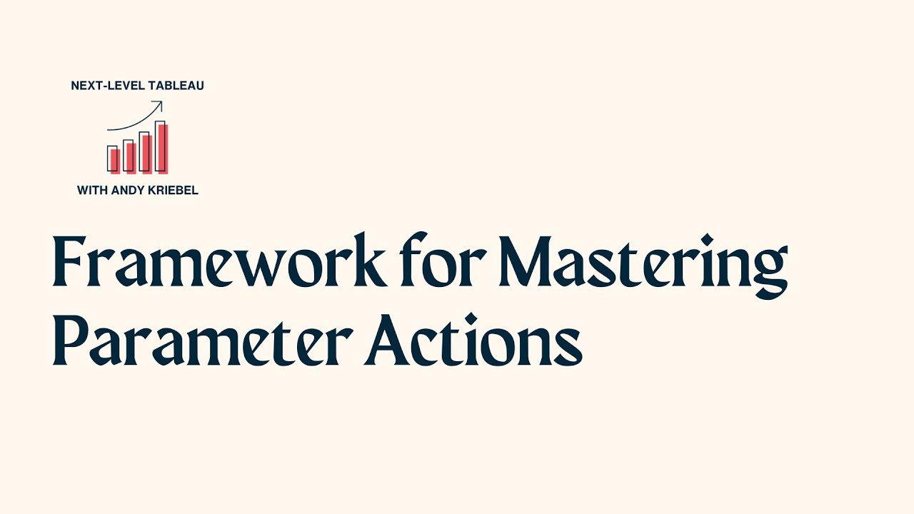 Framework for Mastering Parameter Actions