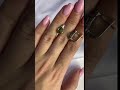 Серебряные серьги с султанитом 2.888ct