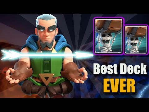 STRONGEST MAGIC ARCHER DECK EVER ! Easy 12 wins w/ Magic Archer Cycle - Clash Royale.