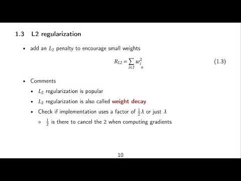 DLFVC - 12 - Network Regularization