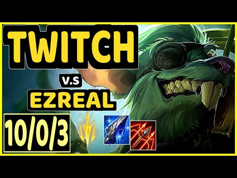 ACHUU (TWITCH) vs EZREAL - 10/0/3 KDA BOTTOM ADC GAMEPLAY - EUW Ranked MASTER