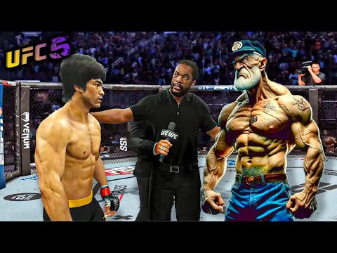 Sea Killer vs. Bruce Lee (EA sports UFC 5)