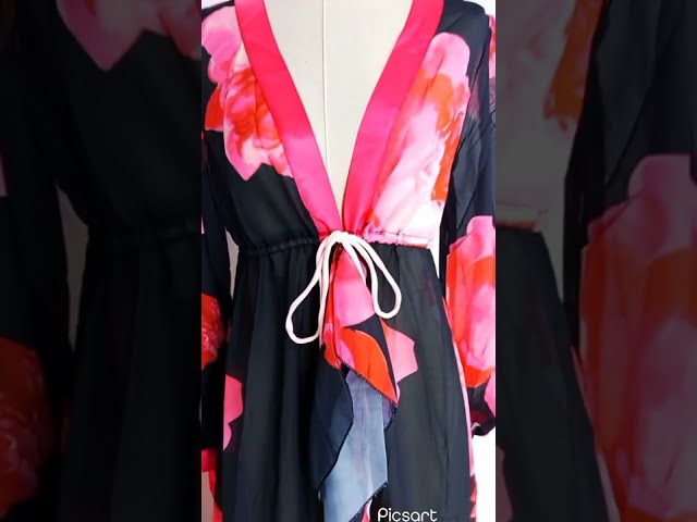 Vídeo relacionado con colornival Vestido de Playa Sexy y Elegante de Encaje para Mujer, Pareo cubrebañador con Cuello en V para Vacaciones y Fiestas, Negro