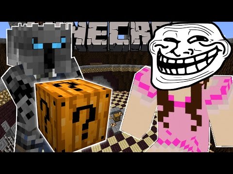 Minecraft: SPOOKY TROLLING GAMES - Lucky Block Mod - Modded Mini-Game