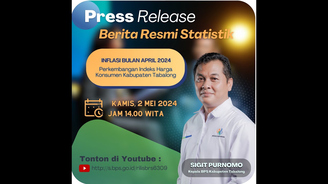 Perkembangan Indeks Harga Konsumen/Inflasi April 2024 Kabupaten Tabalong