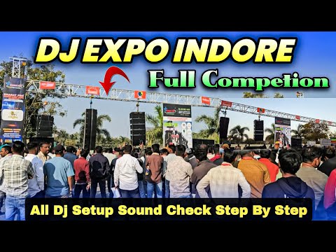 Sound Testing 😱सभी Dj का ! dj expo indore sound check ! indore dj expo 2025 ! bharat pro sound  expo