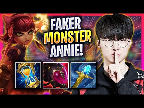 FAKER IS A MONSTER WITH ANNIE! - T1 Faker Plays Annie MID vs Qiyana! | Season 2024