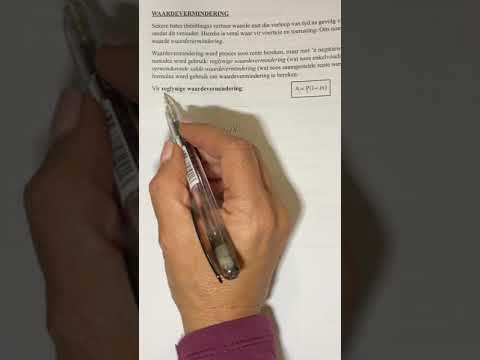 Gr11 waardevermindering