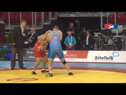 Worlds FS - Dlagnev (USA) tech. fall Anobuyoshi (JPN), 120 kg