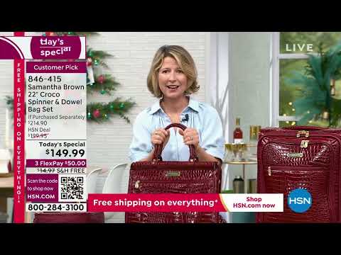 HSN | Samantha Brown Luggage Collection 10.06.2023 - 01 PM