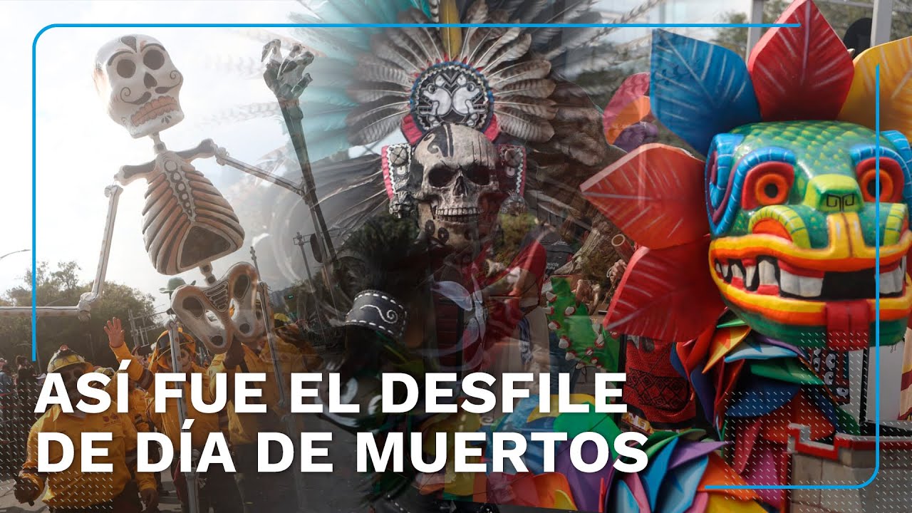 Homenajean a colaboradores de Brugada durante El Gran Desfile de Día de Muertos