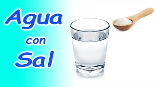 Enjuagues de AGUA CON SAL para desinflamar, cicatrizar y para eliminar TONSILOLITOS