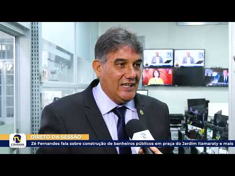 Zé Fernandes fala sobre construção de banheiros públicos em praça do Jardim Itamaraty e mais ?? 