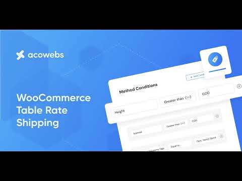 WooCommerce Table rate shipping | woocommerce plugins
