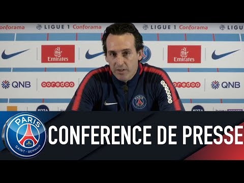 Paris Saint-Germain Press Conference PARIS SAINT-GERMAIN VS STRASBOURG