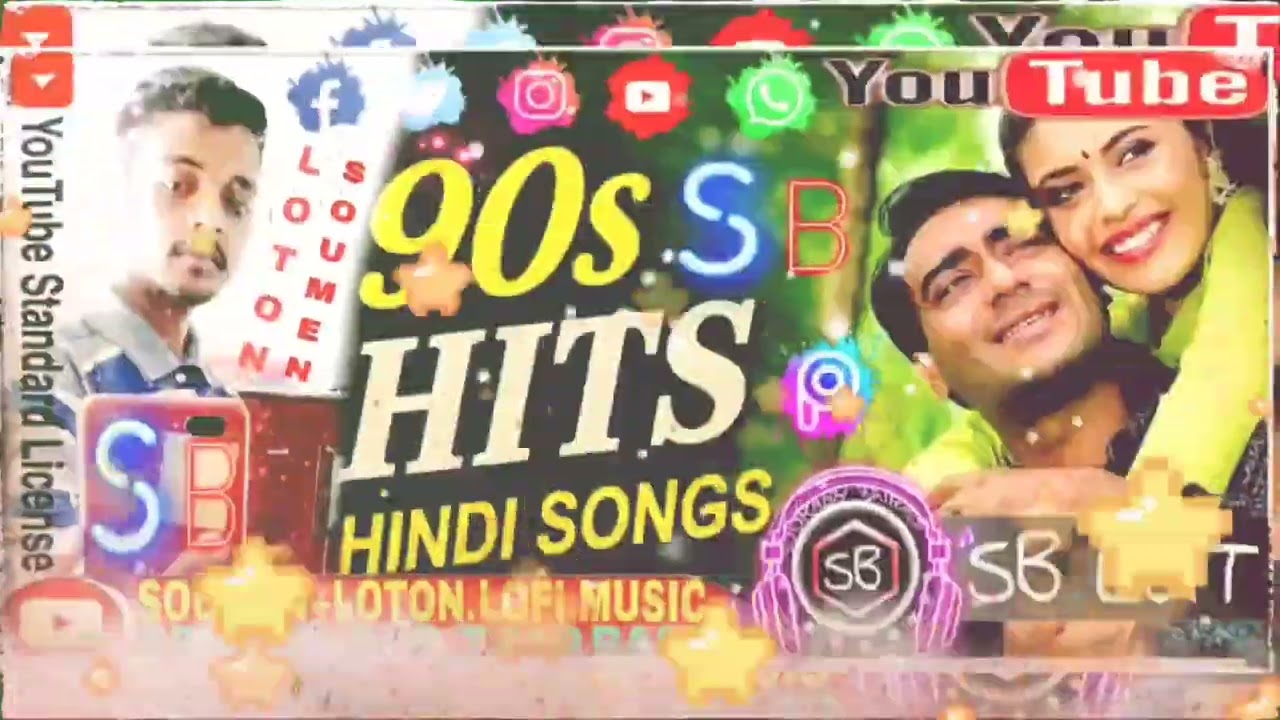 90s Hits Hindi Songs Romantic Bollywood 6 Gane🩵LoFi Music Remix🎧(Soumen+Loton)🎵SB Edit EcoTrapBass🩷S