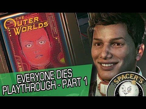 The Outer Worlds - everyone dies playthrough - no hud - part 1- XBOX ONE X