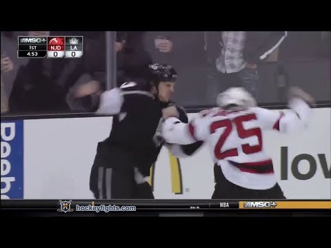 Cam Janssen vs Daniel Carcillo Nov 21, 2013
