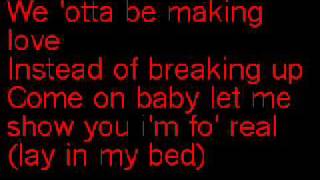 Lay in my bed with lyrics