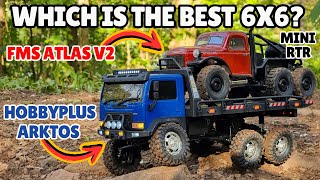 Which One Should YOU Buy? - Hobbyplus Arktos 6x6 vs FMS Atlas 6x6 Detailed Comparison