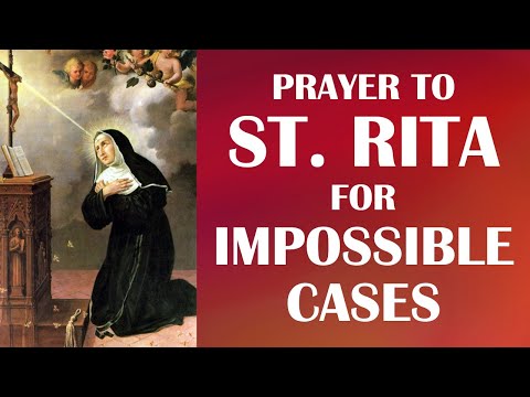 Prayer to St. Rita for Impossible Cases