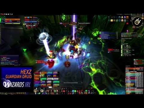 Wizards V Tichondrius Mythic(Guardian Druid PoV)