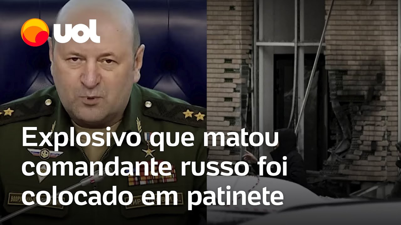 Guerra: Ucrânia mata general russo em Moscou em atentado a bomba; explosivo foi colocado em patinete