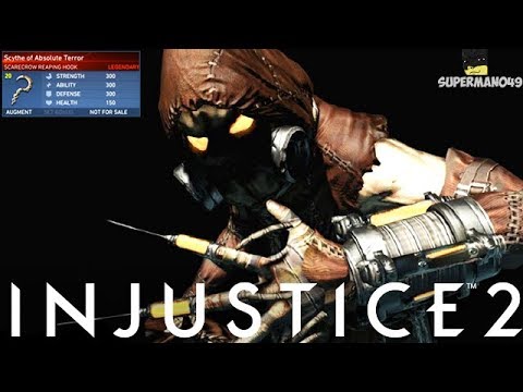 The Nightmare LIVES! Legendary Scarecrow - Injustice 2 "Scarecrow" Legendary Gear Gameplay