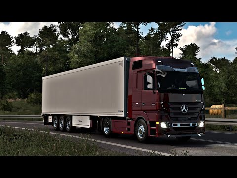 ETS2 1.38 - Mercedes Actros 1847 MP3 - Trip: Warsaw - Lublin