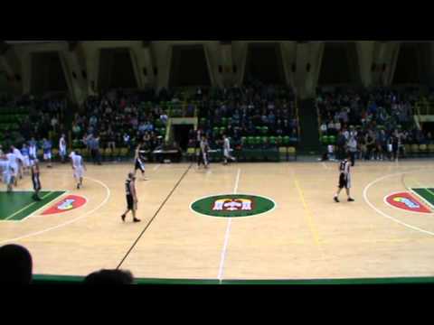 KSK Noteć Inowrocław - AZS UMK Consus PBDI Toruń. Bartosz Pochocki - punkty, Karol Michałek - blok