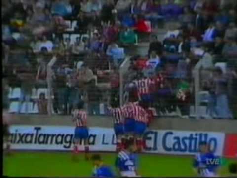 TEMP 93-94 Jornada 37. 0-1 Kosecki (Lleida-Atletico).wmv