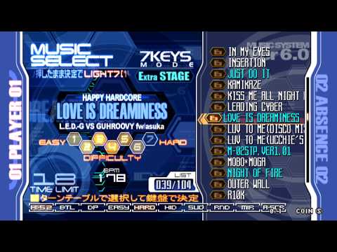 [beatmania IIDX 6th style] LOVE IS DREAMINESS